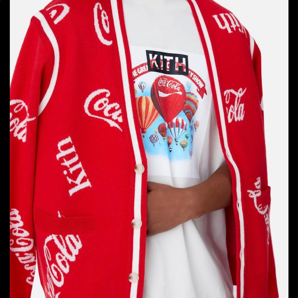 Kith x Coca Cola cardigan, new with tags